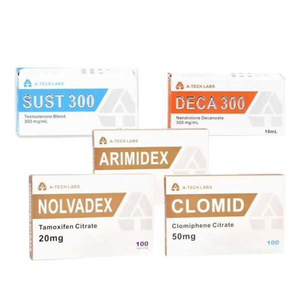 ÚROVEŇ HMOTNOSTI BALENÍ (INJEKCE) A TECH LABS SUSTA+ DECA + PCT (8 TÝDNŮ)