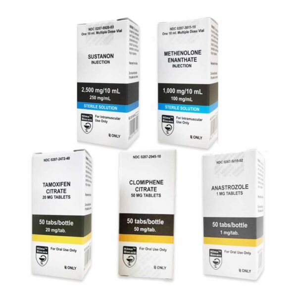 PACK MUSCLE SEC ÚROVEŇ I (INJEKCE) HILMA SUSTANON + PRIMOBOLAN + PCT (8 TÝDNŮ)