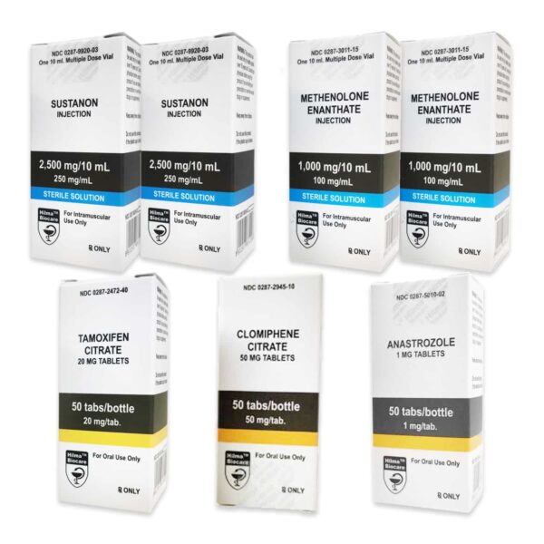 PACK MUSCLE SEC LEVEL II (INJEKCE) HILMA SUSTANON + PRIMOBOLAN + PCT (8 TÝDNŮ)