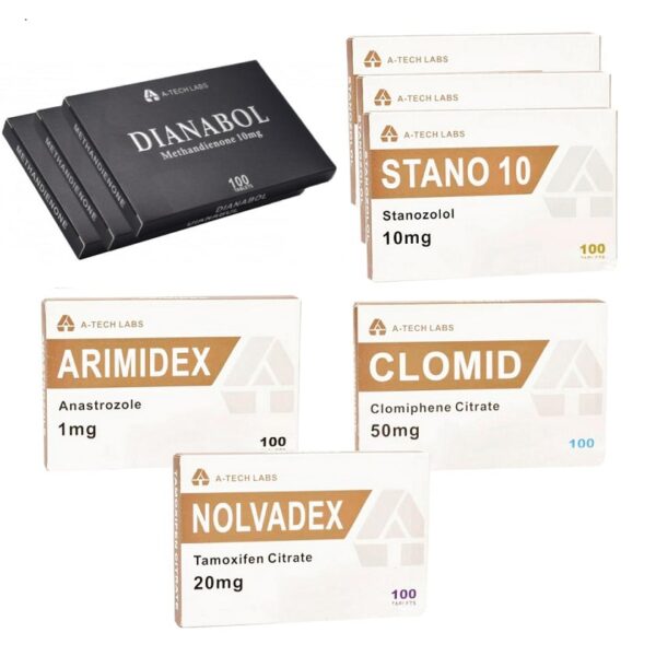 Balíček pro nárůst svalové hmoty Perorální steroidy Dianabol Winstrol 8 týdnů A Tech Labs 1