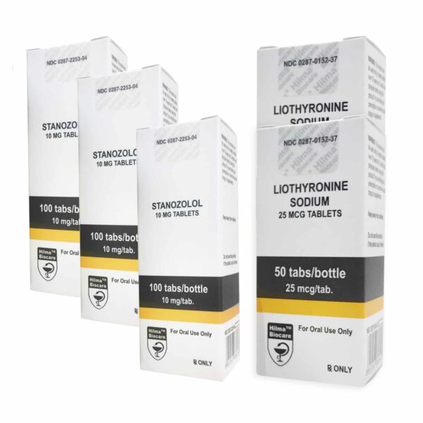Suchý balíček perorálních steroidů Hilma Stanozolol + T3 Cytomel (8 týdnů)
