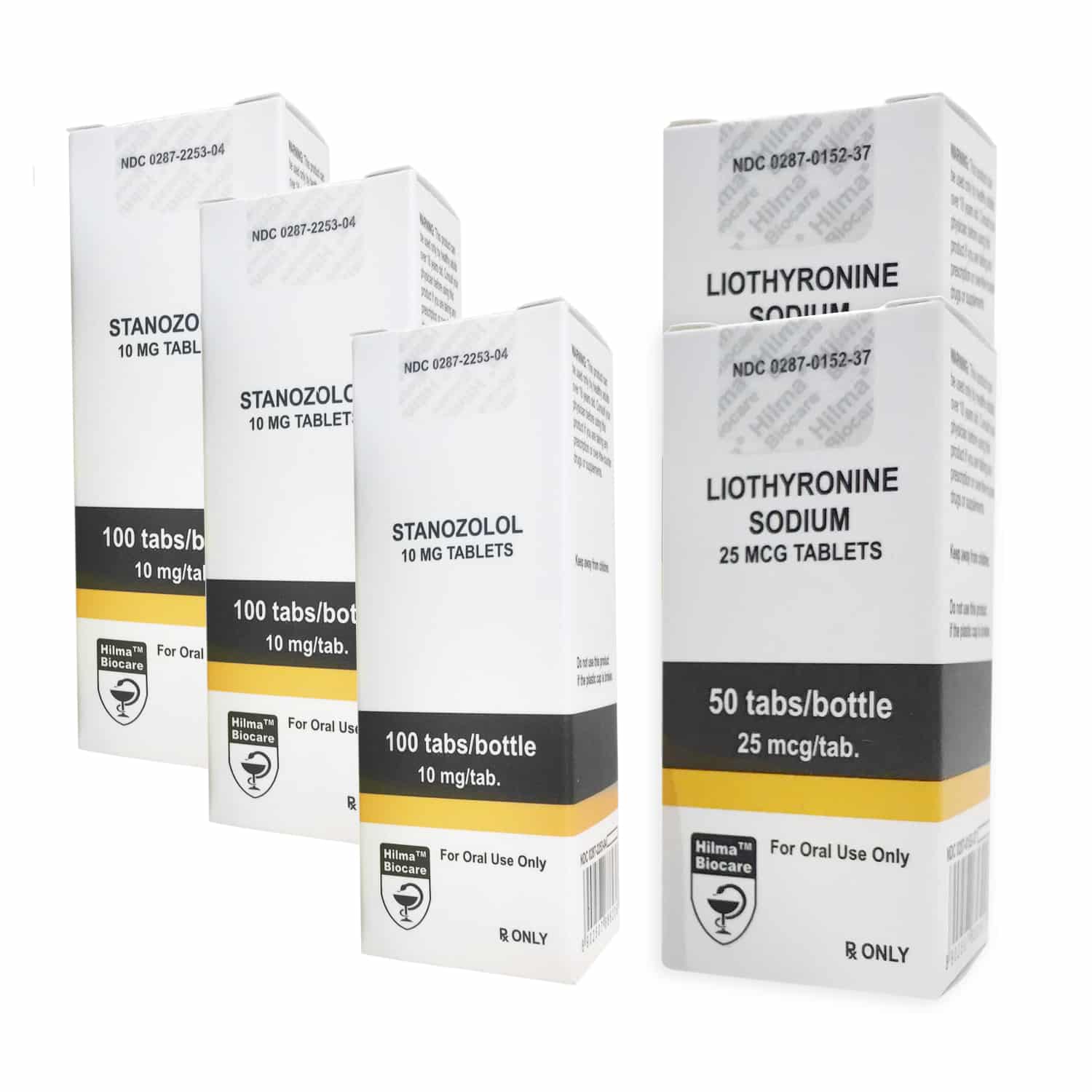 Suchý balíček perorálních steroidů Hilma Stanozolol + T3 Cytomel (8 týdnů)