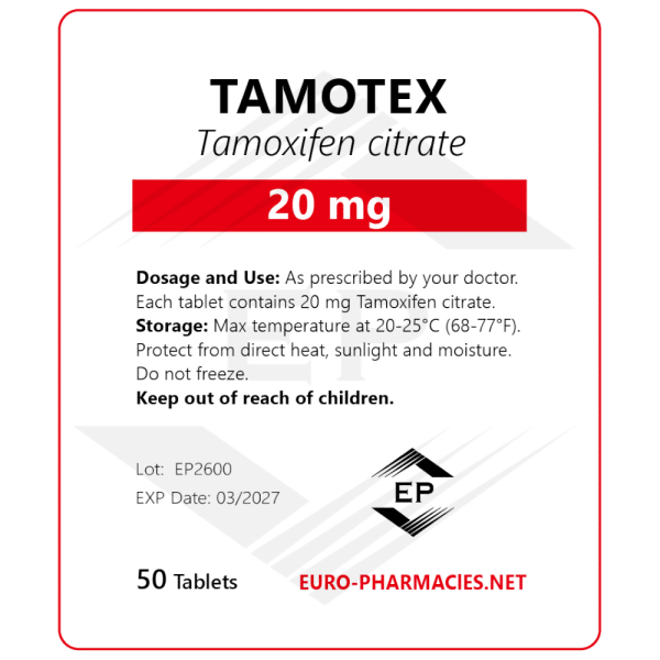 Tamoxifen 20mg/tabs 50 tabs - Baggies - Euro Pharmacies USA