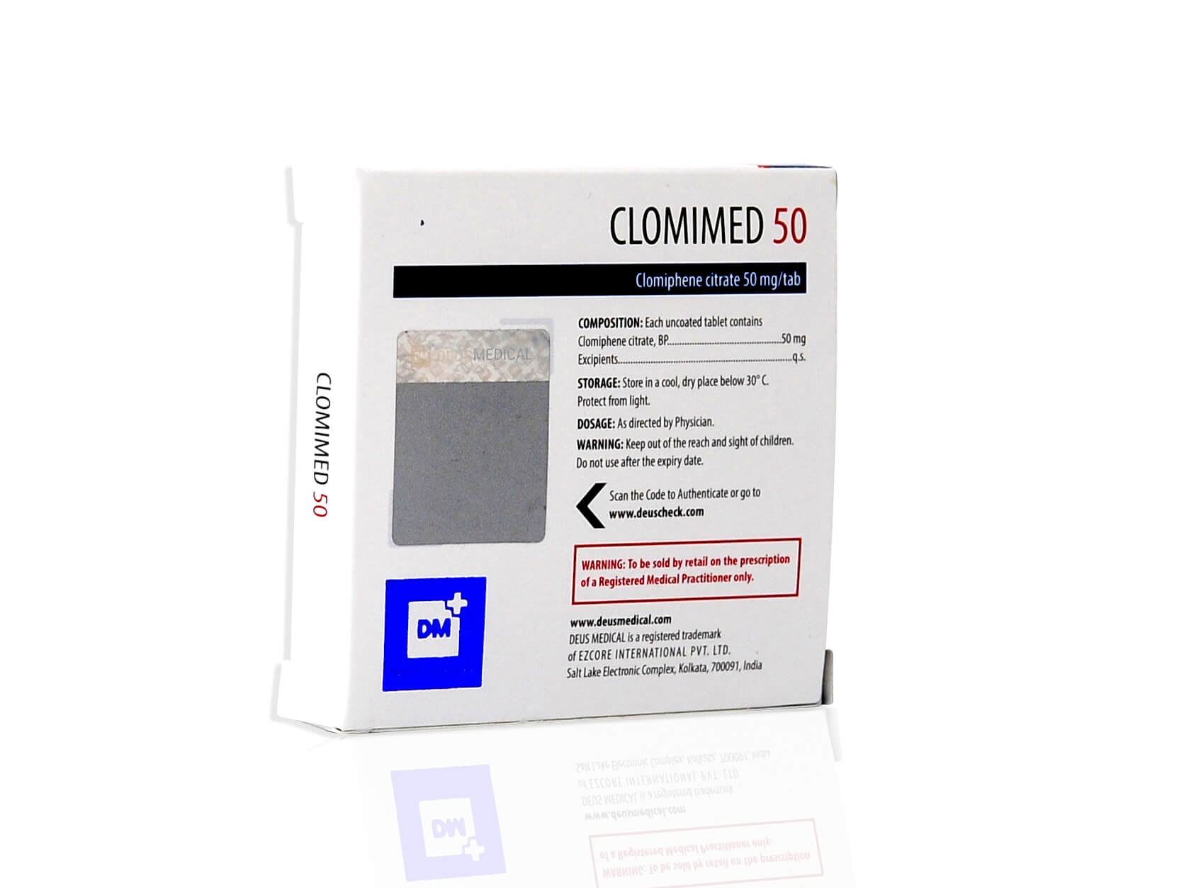 DEUSMEDICAL CLOMIMED 50 ZPĚT