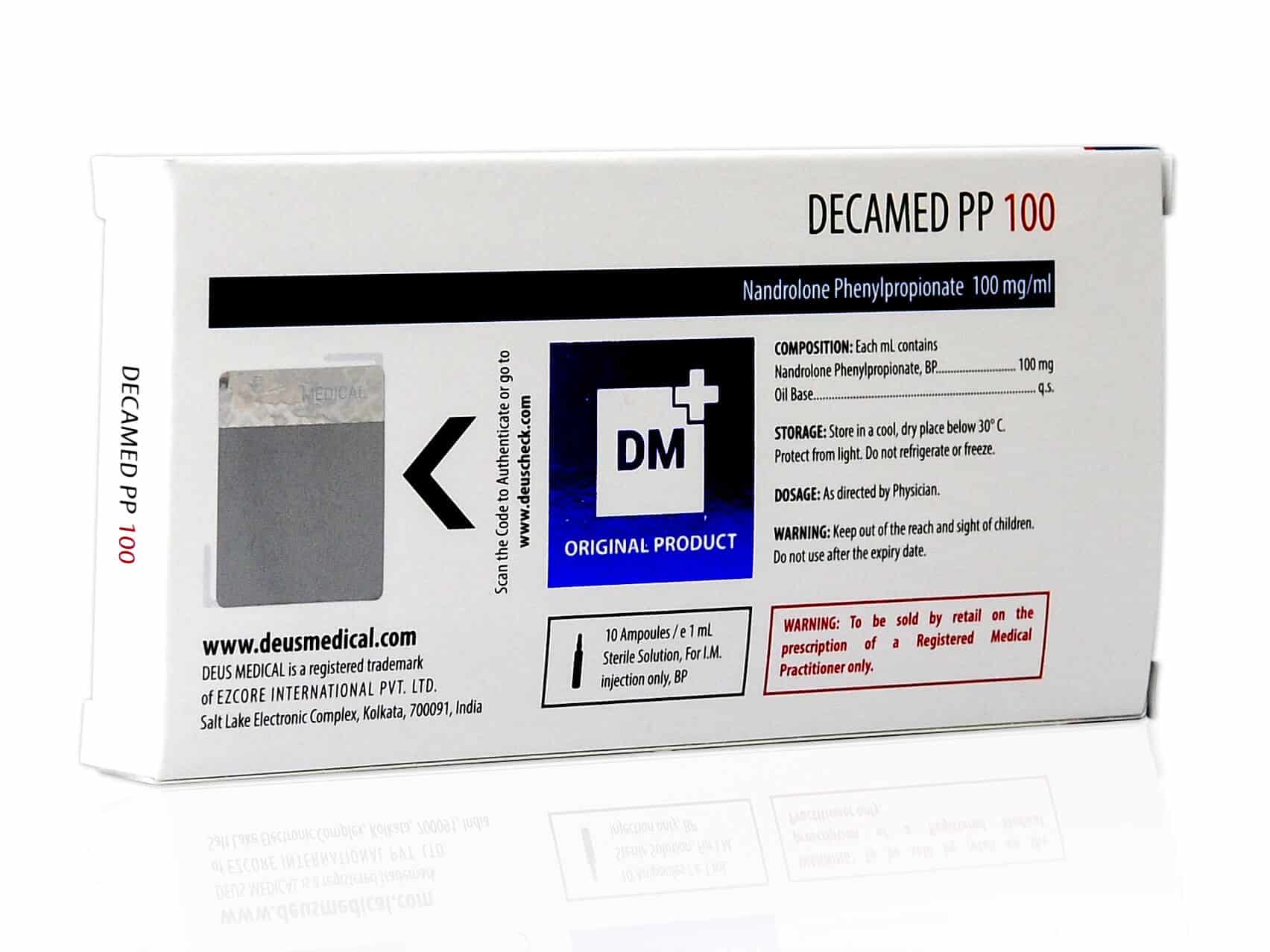 DEUSMEDICAL DECAMED PP 100 ZPĚT