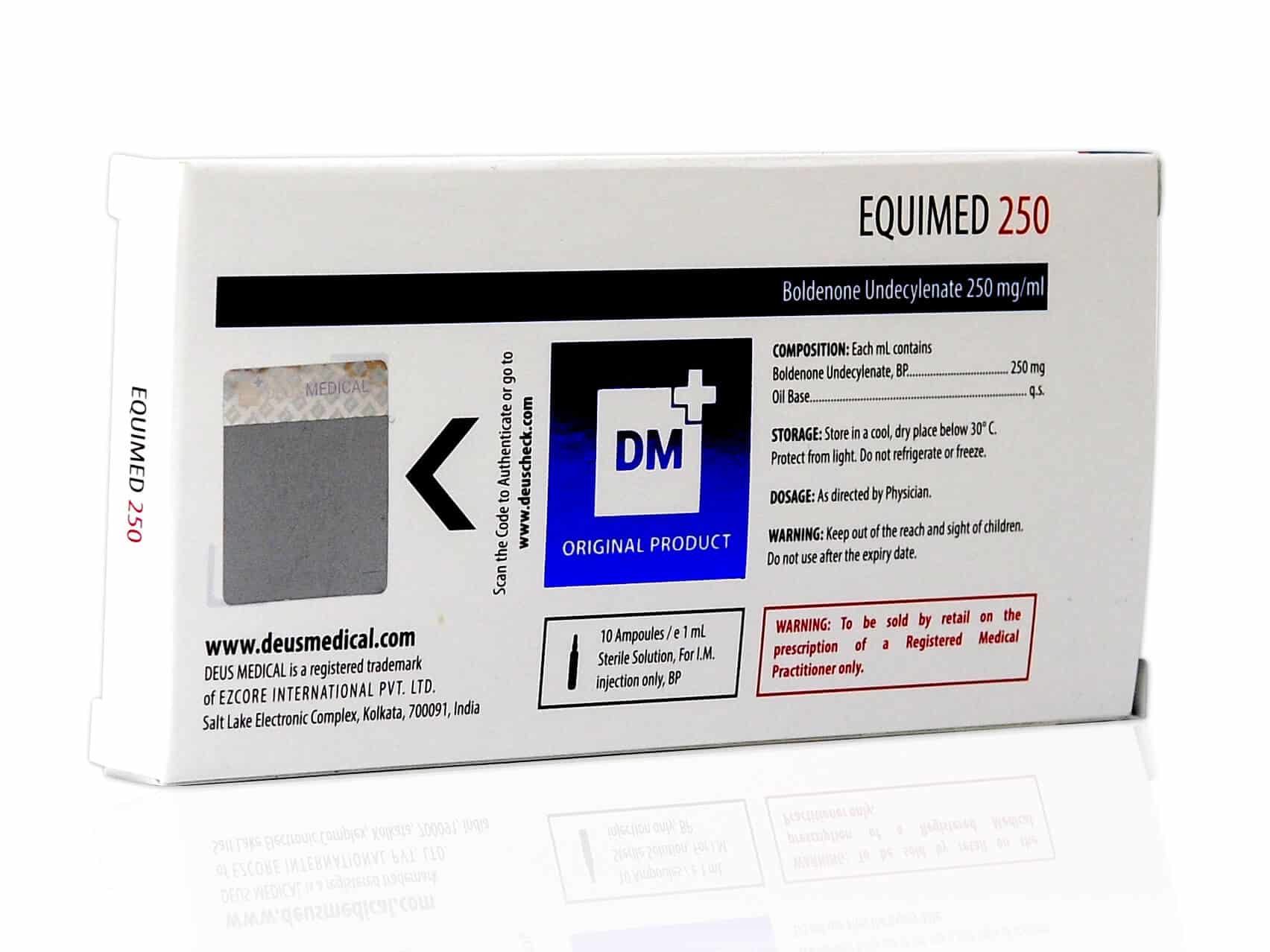DEUSMEDICAL EQUIMED 250 ZPĚT