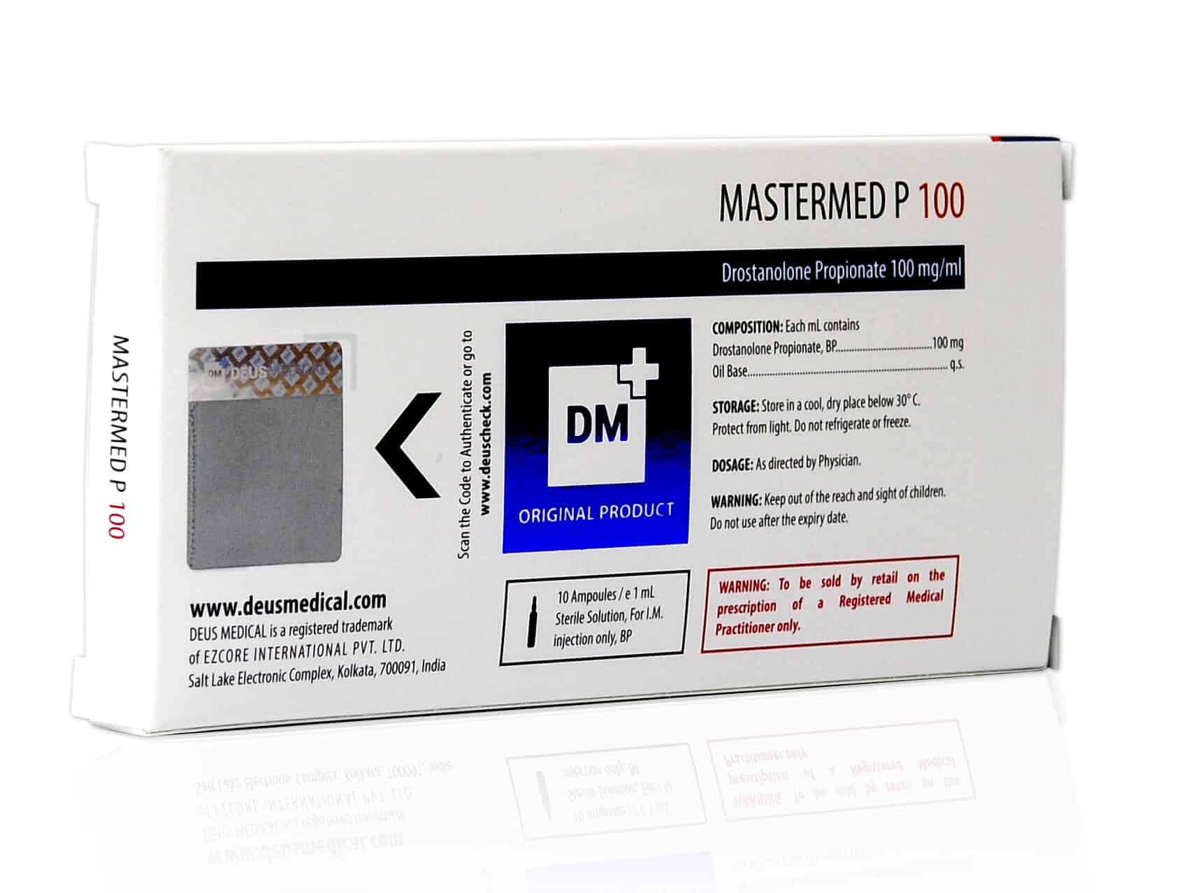 DEUSMEDICAL MASTERMED P 100 ZPĚT