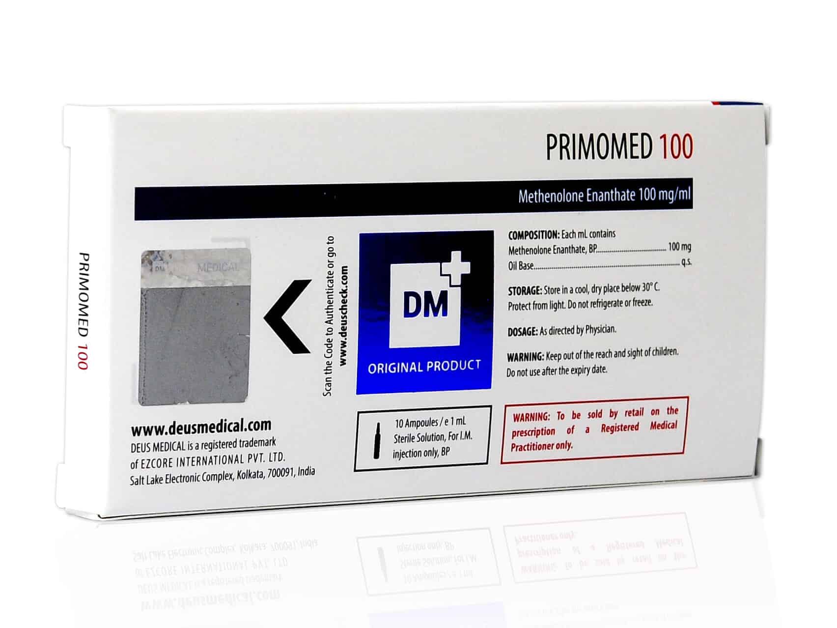 DEUSMEDICAL PRIMOMED 100 ZPĚT