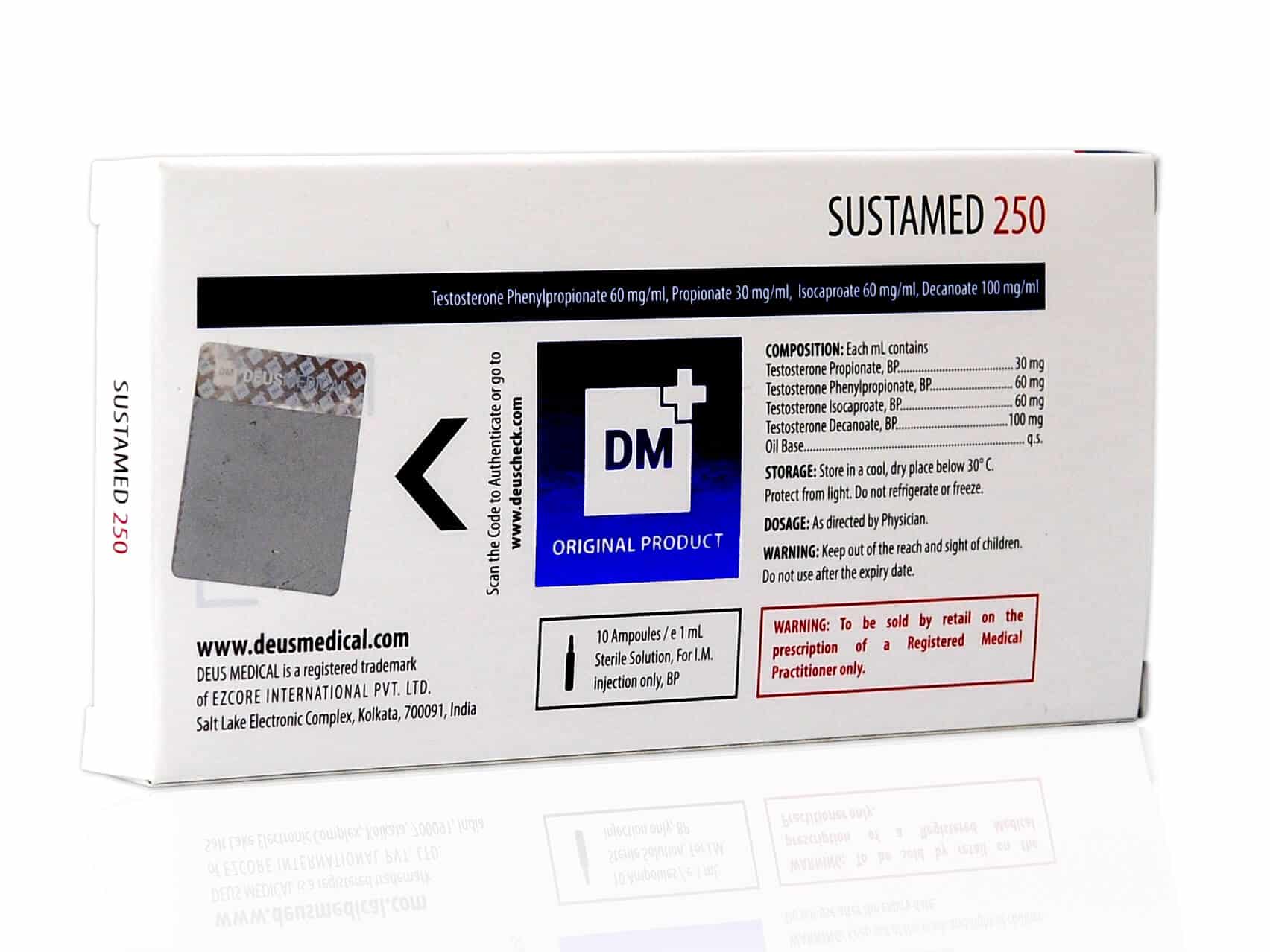 DEUSMEDICAL SUSTAMED 250 ZPĚT
