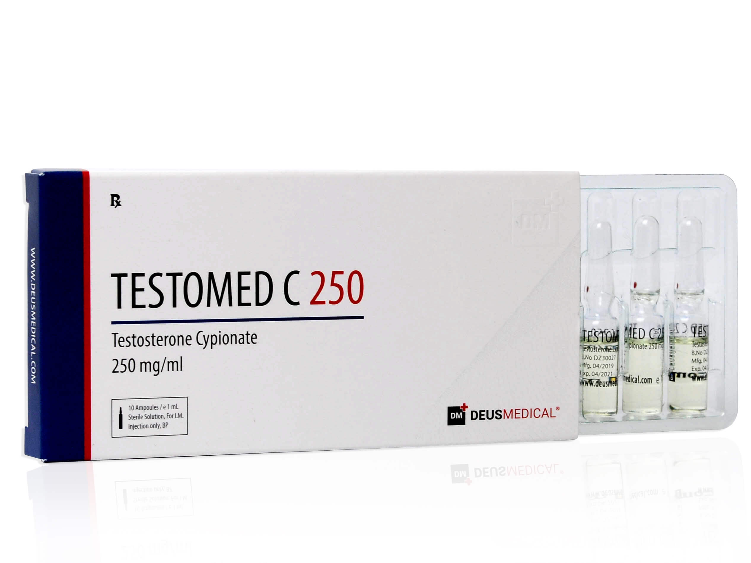 DEUSMEDICAL TESTOVÁNO C 250 FRONT+3AMP