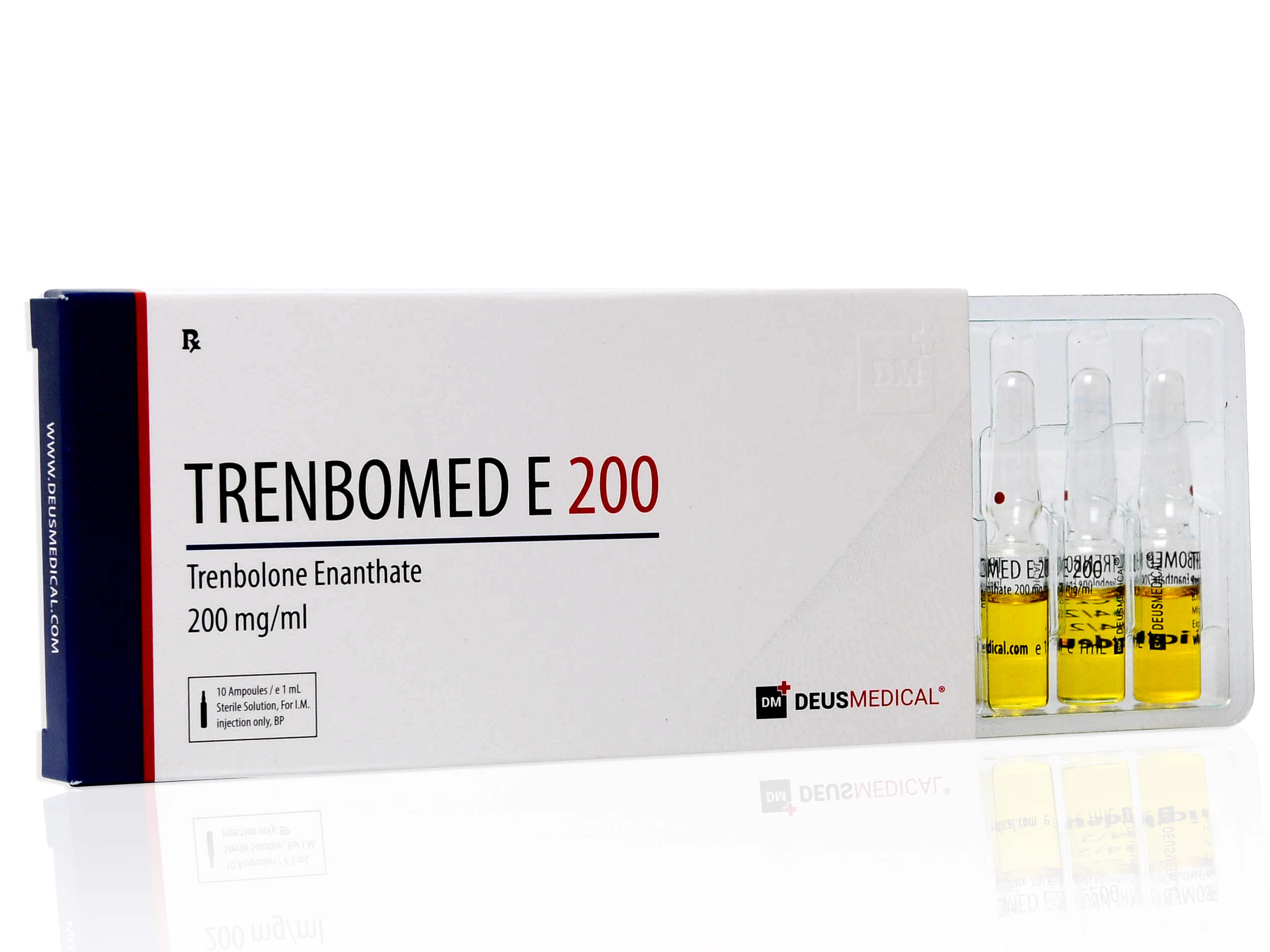 DEUSMEDICAL TRENBOMED E 200 PŘEDNÍ+3AMP