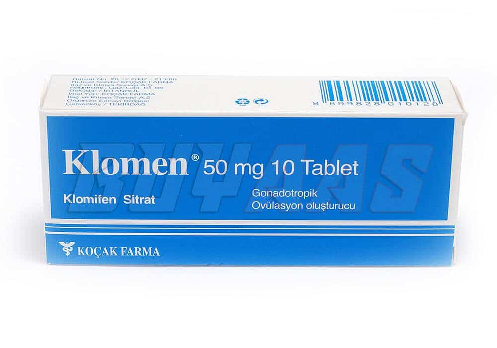 Klomen 50mg 10 tablet Kocak