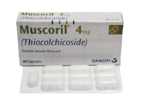 Muscoril 4mg 20 kapslí Sanofi