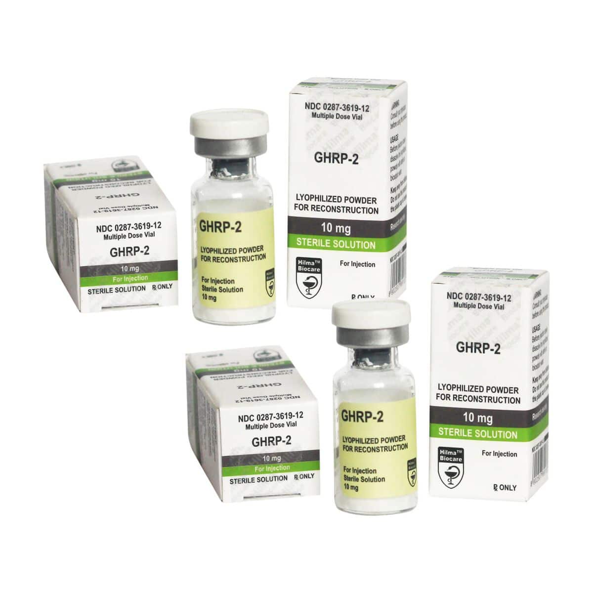 BALENÍ 2 GETPEPTIDES PRO NABÍRÁNÍ HMOTNOSTI PRO ZAČÁTEČNÍKY GHRP 2 HILMA BIOCARE