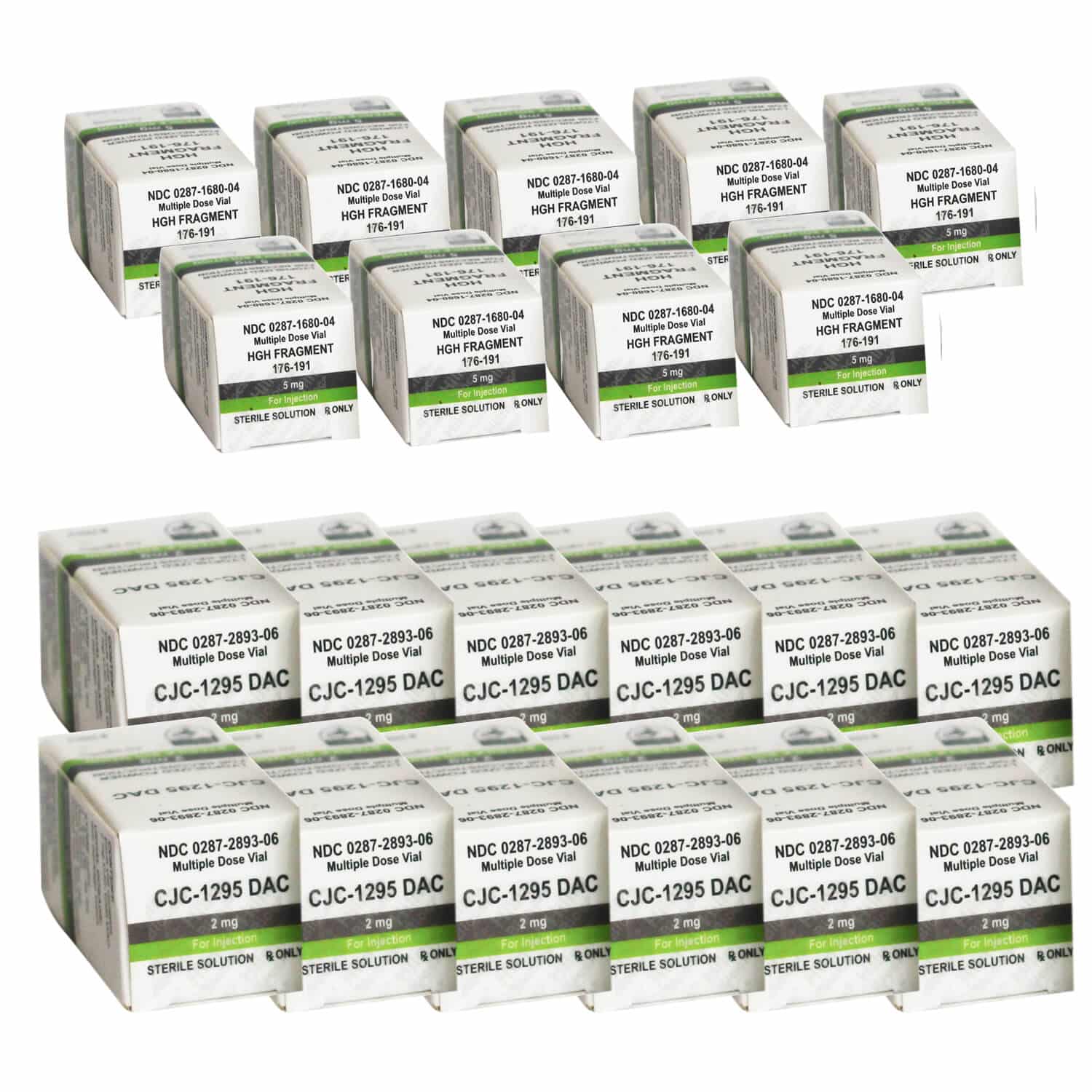 Peptidový balíček HGH Frag Advanced pro hubnutí CJC 1295 DAC (12 týdnů) Hilma