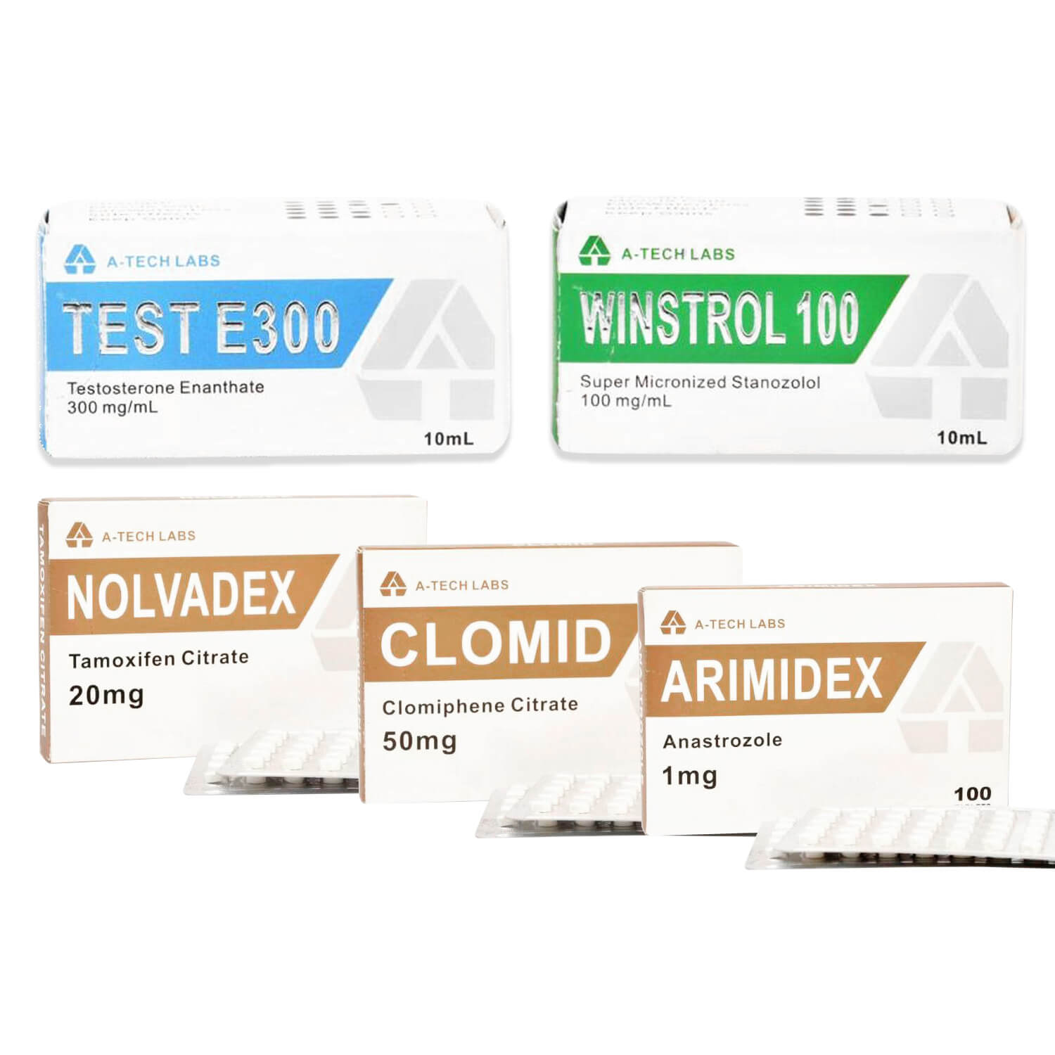 Test na suchou hmotu E Injekce Winstrolu 8 týdnů A Tech