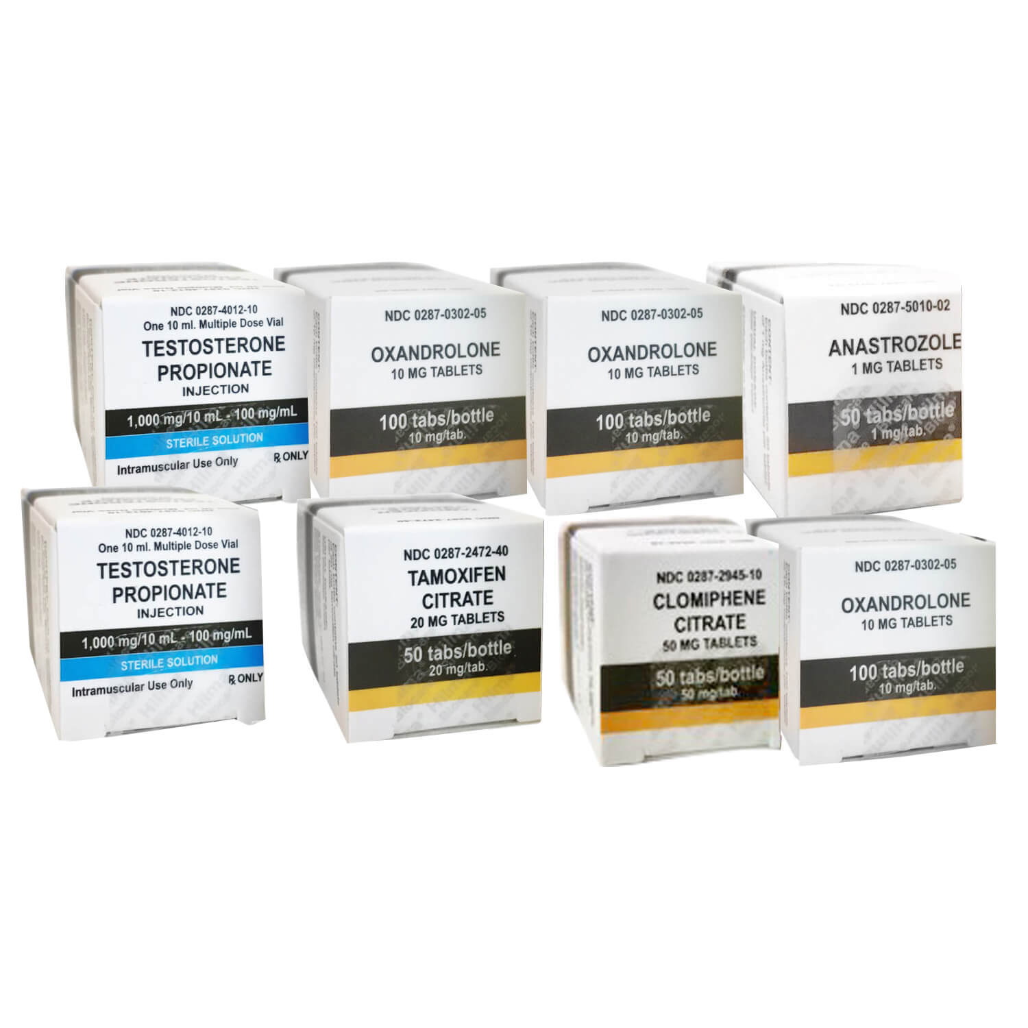 Balíček pro posílení PTO Anavar Test P 6 týdnů Hilma