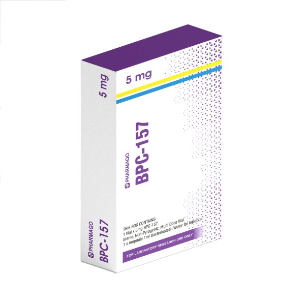 Peptidový karton BPC Pharmaqo s měřítkem