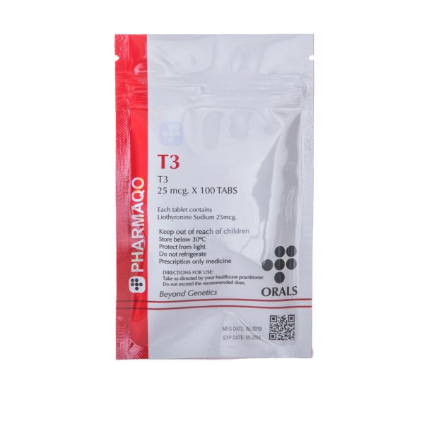 T3 25mcg x 50 tablet Liothyronin sodný 25mcg 50 tablet Pharmaqo Labs 41 €