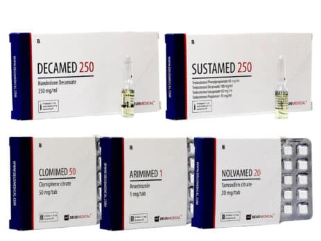 2 Klasické balení pro nárůst hmoty 8 týdnů Sustanon Deca durabolin Ochrana PCT Deus Medical 463×348