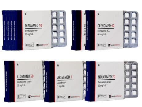 2 balení pro růst svalové hmoty, perorální DIANABOL, CLENBUTEROL, PCT, 8 týdnů Deus Medical 463×348