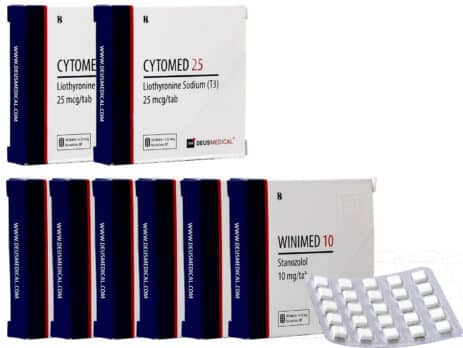 6 balení Stanozolol T3 Cytomel Perorální steroidy 8 týdnů Deus Medical 463×348