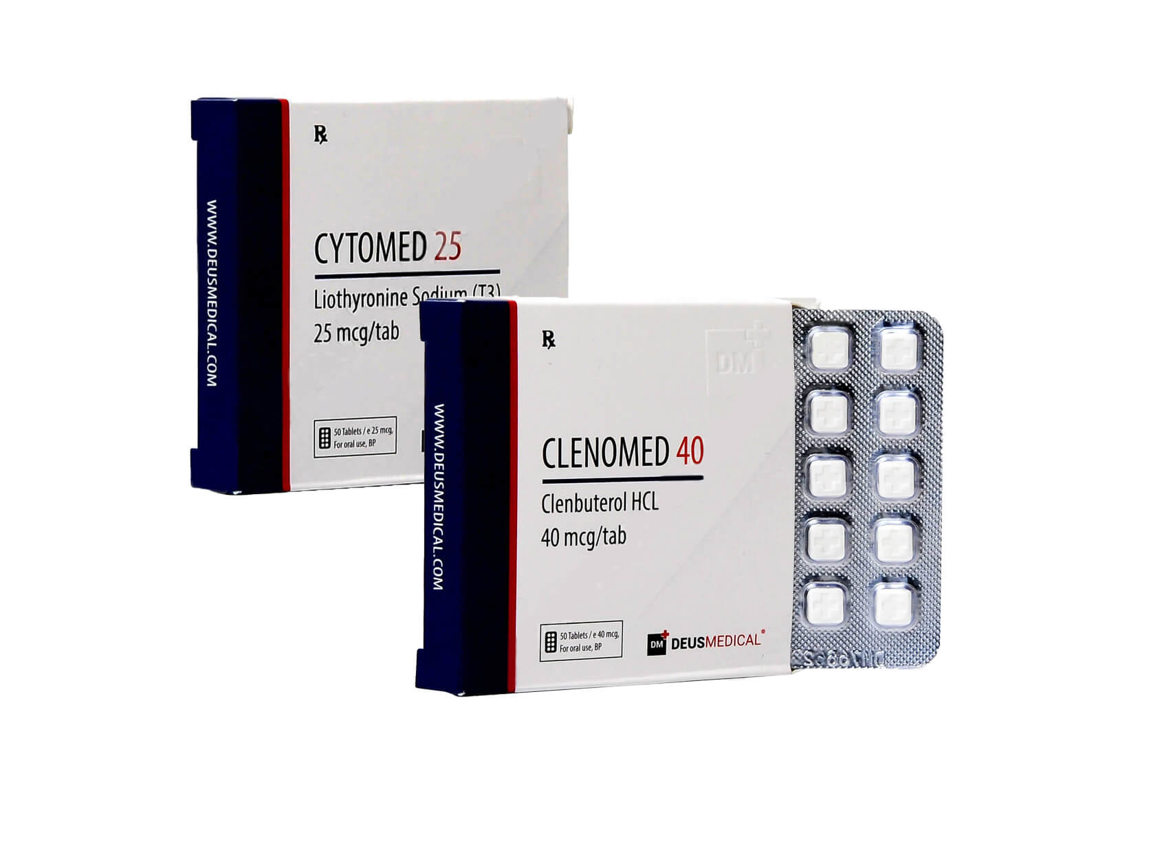 Balíček na hubnutí pro ženy Deus Medical CLENBUTEROL T3 8 týdnů