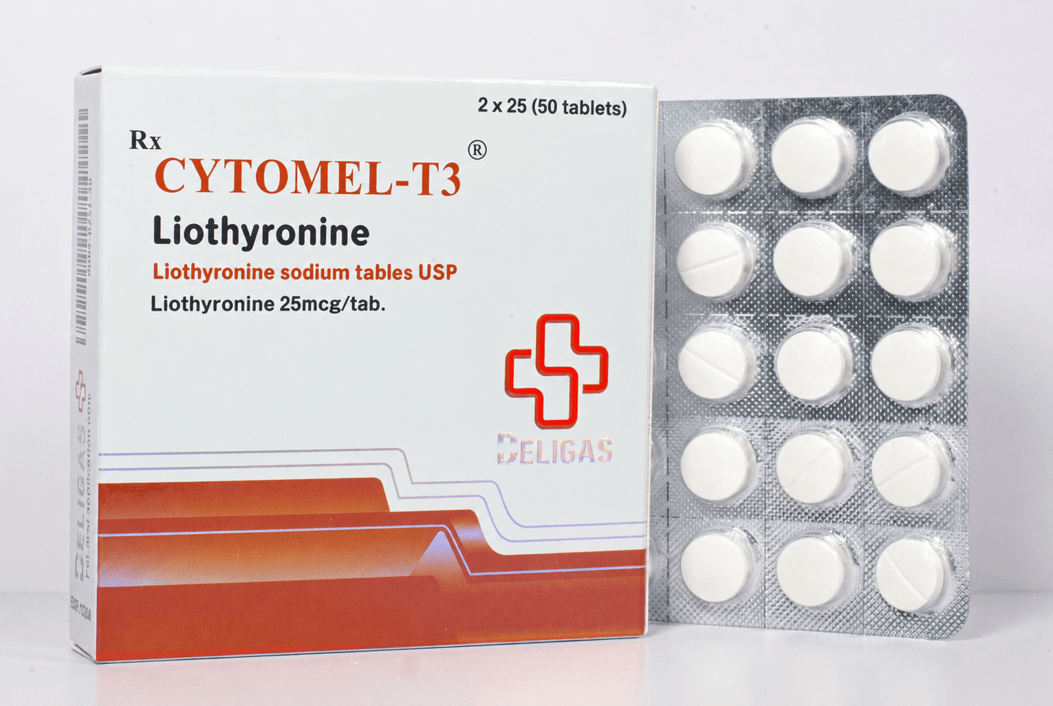 Cytolmel T3 (25mcg) - Beligas (mezinárodní)