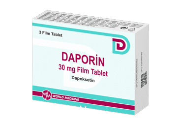 Daporin 30 mg 3 potahované tablety Dapoxetin hydrochlorid World Medicine