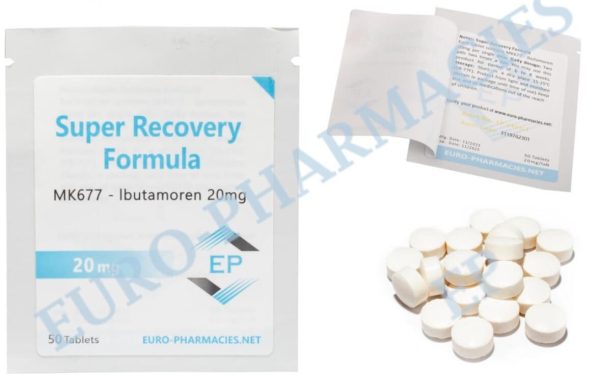 Super recovery (Ibutamoren MK677) tableta 20 mg 50 tablet Euro lékárny EU