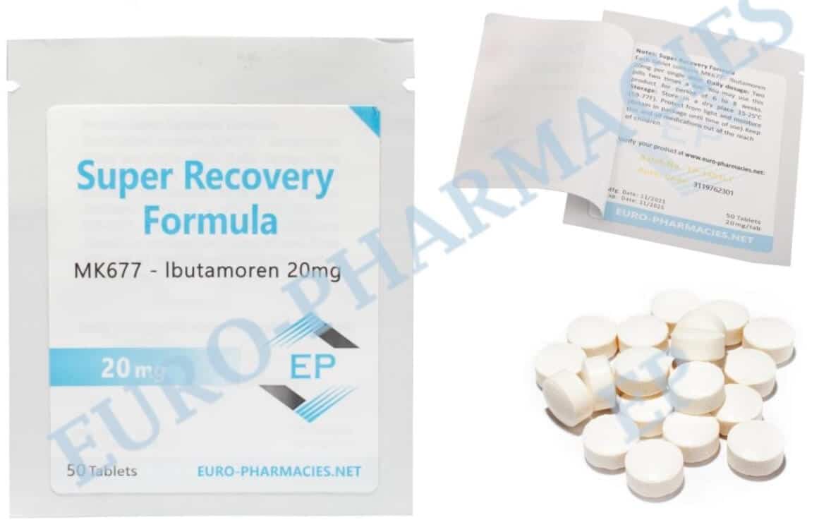 Super recovery (Ibutamoren MK677) tableta 20 mg 50 tablet Euro lékárny EU