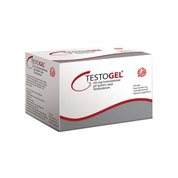 Testosteron Testogel 50 mg 5 g 30 gel v sáčcích Liba