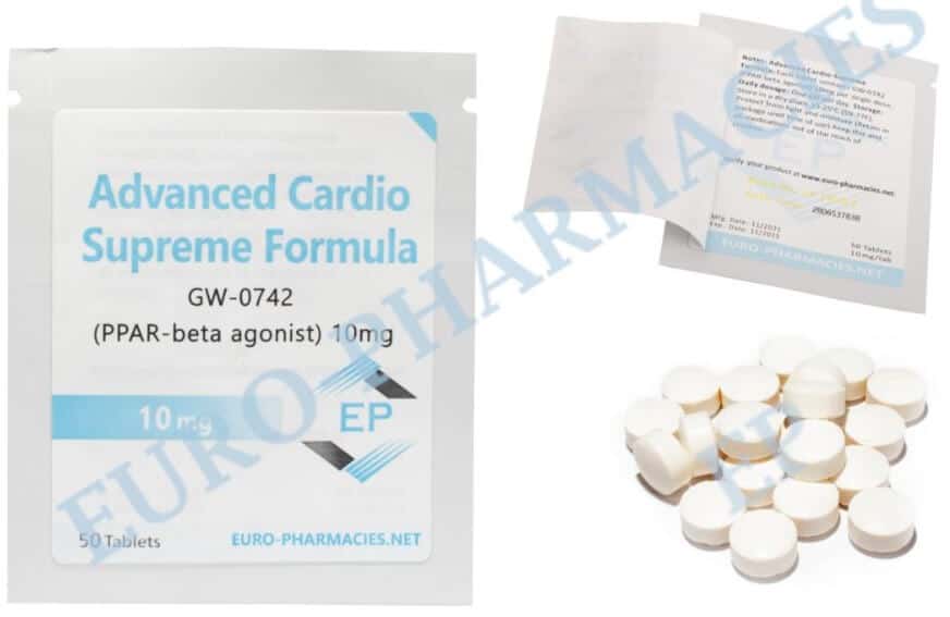 Advanced Cardio (GW 0742) tableta 10 mg 50 tablet Euro lékárny EU
