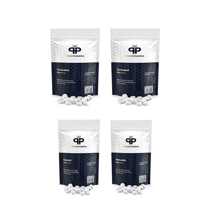 6týdenní balíček pro nárůst svalové hmoty od PRIME PHARMA (perorální) Turinabol + PCT
