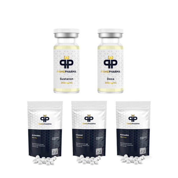 Balíček pro nárůst hmoty LEVEL I (INJEKCE) SUSTANON 250 + DECA DURABOLIN 250 (8 týdnů) PRIME PHARMA