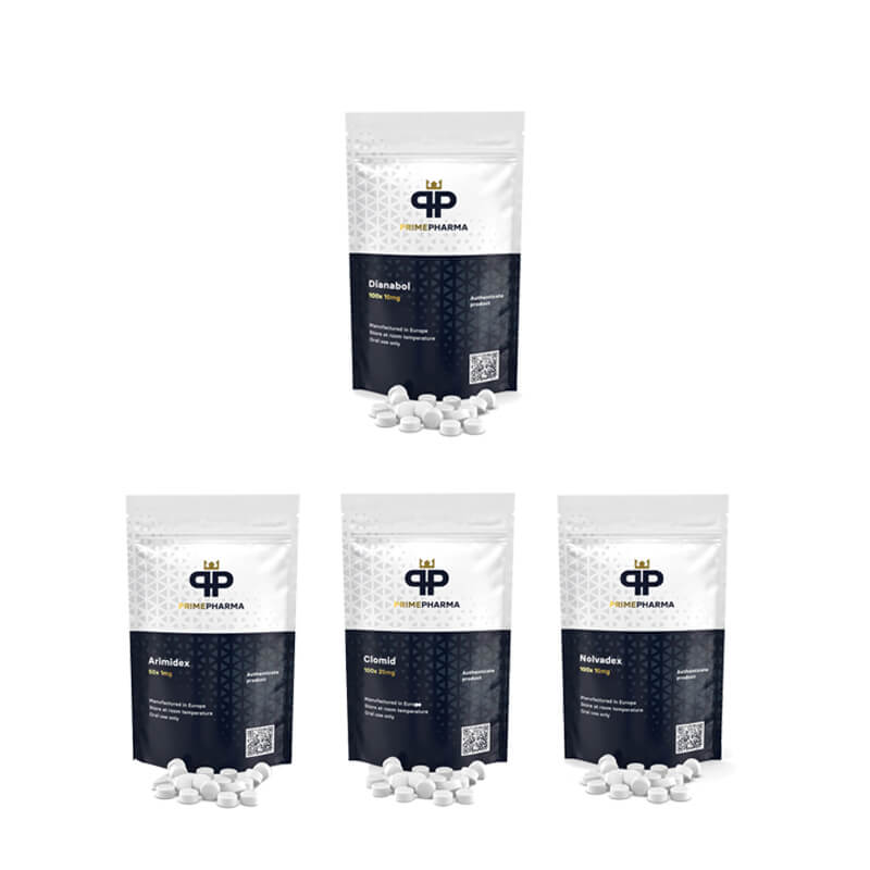 Balení pro zvýšení hmotnosti (perorální) DIANABOL + PROTECTION + PCT (4 týdny) PRIME PHARMA