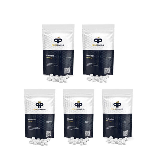 Balíček pro nárůst svalové hmoty: Perorální steroidy Dianabol + Winstrol (4 týdny) PRIME PHARMA