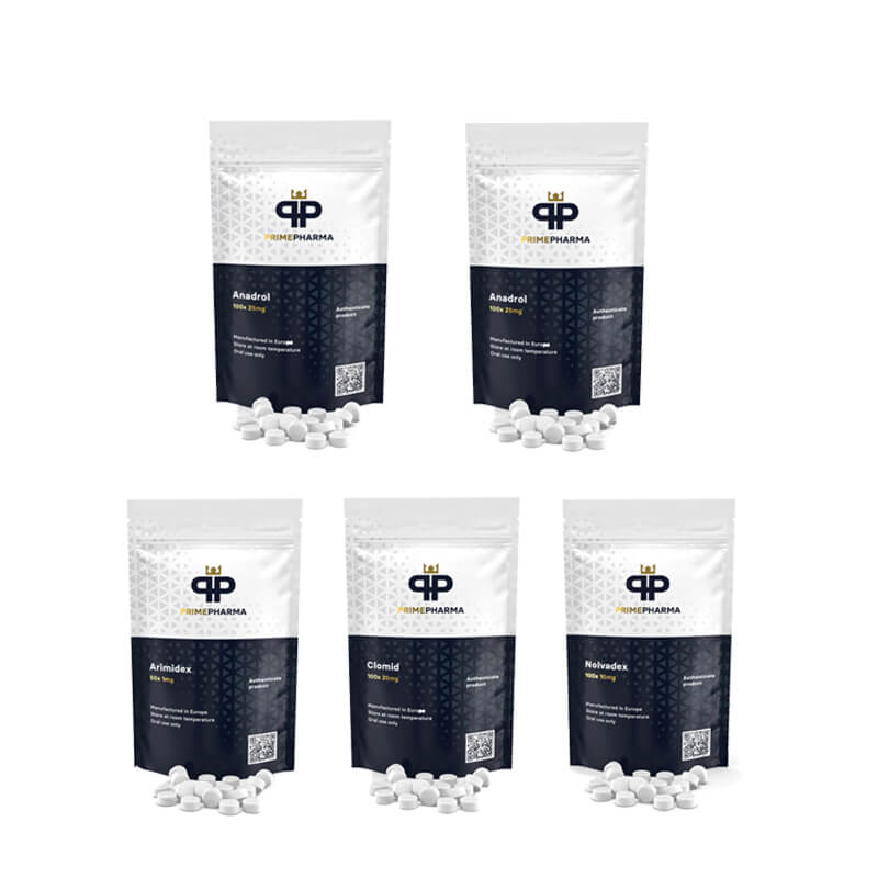Balíček pro nárůst hmoty: Anadrol Oxymetholon Perorální steroid (4 týdny) PRIME PHARMA