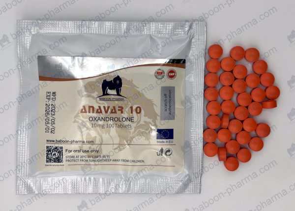 Baboon Pharma perorální tablety Anavar 10 1