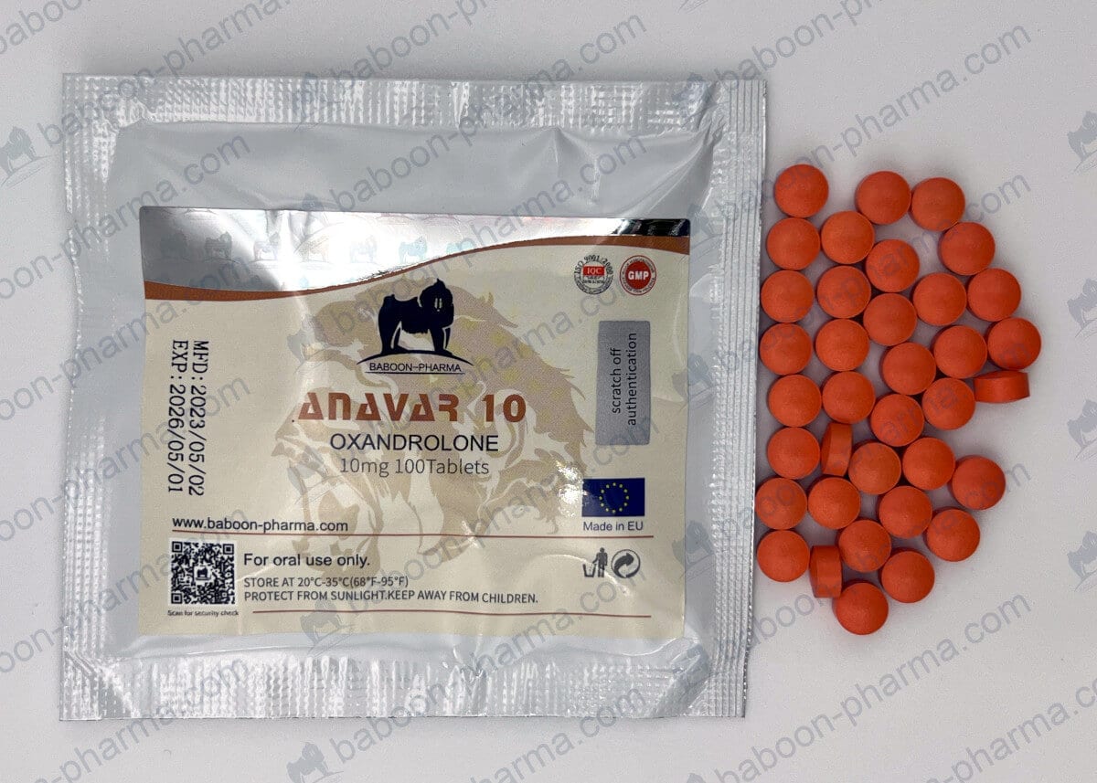 Baboon Pharma perorální tablety Anavar 10 1