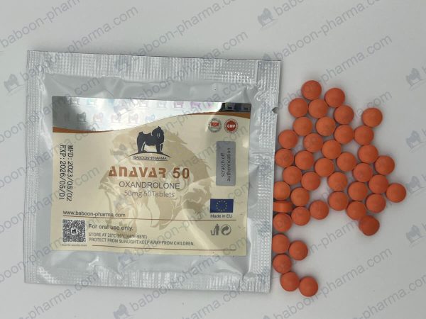 Baboon Pharma perorální tablety Anavar 50 1