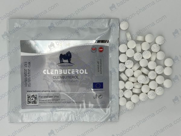 Baboon Pharma Perorální tablety Clenbuterol 40 1