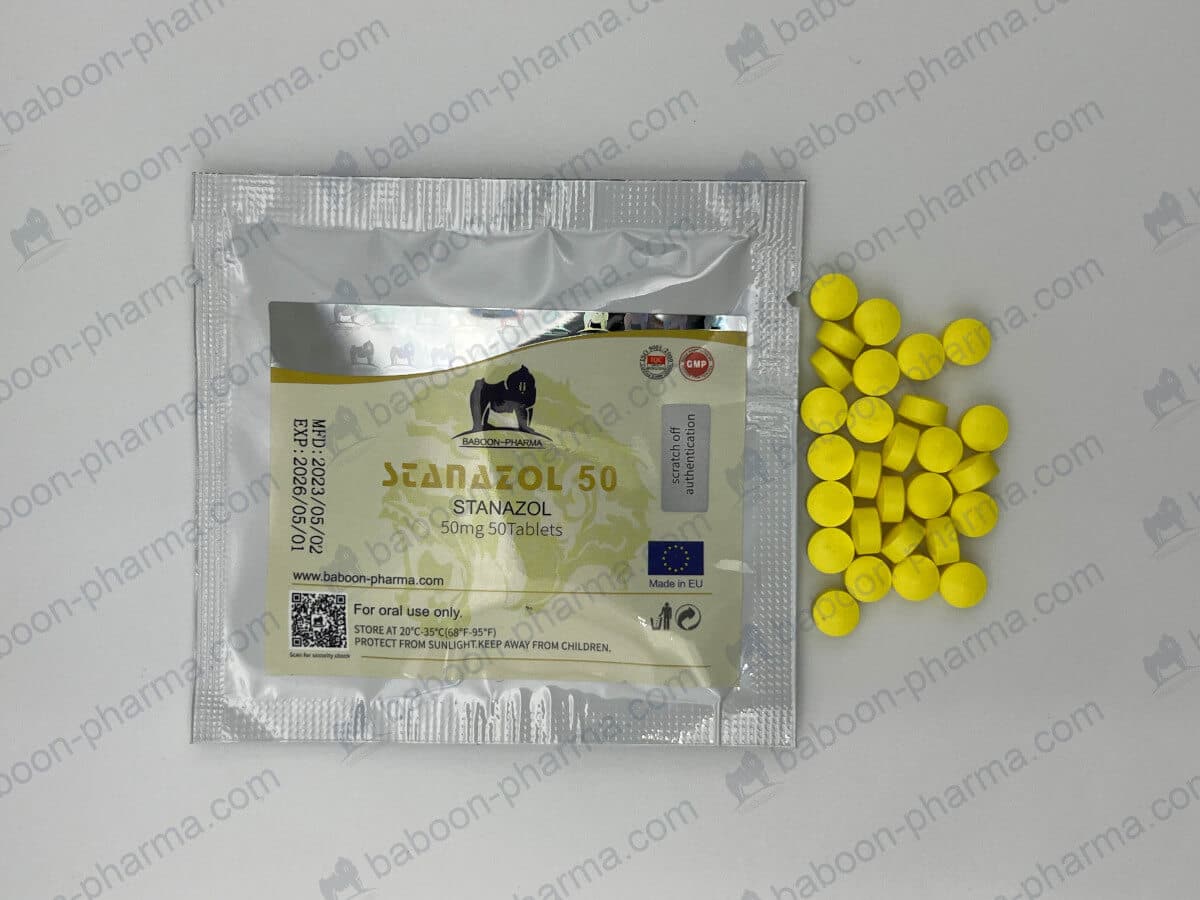 Baboon Pharma Perorální tablety Stanazol 50 1