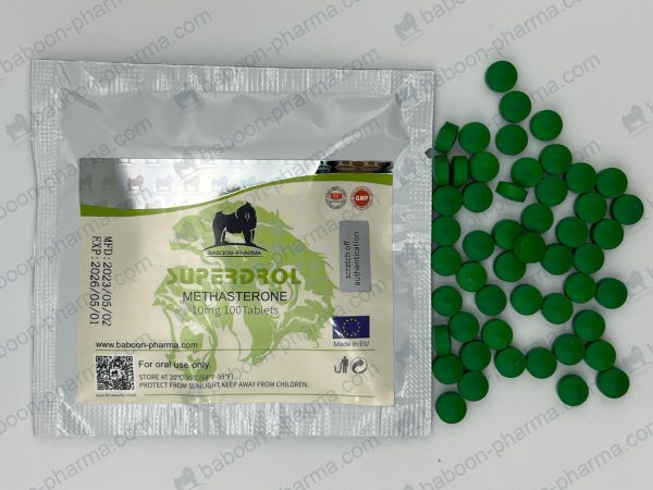 Baboon Pharma Perorální tablety Superdrol 10 1