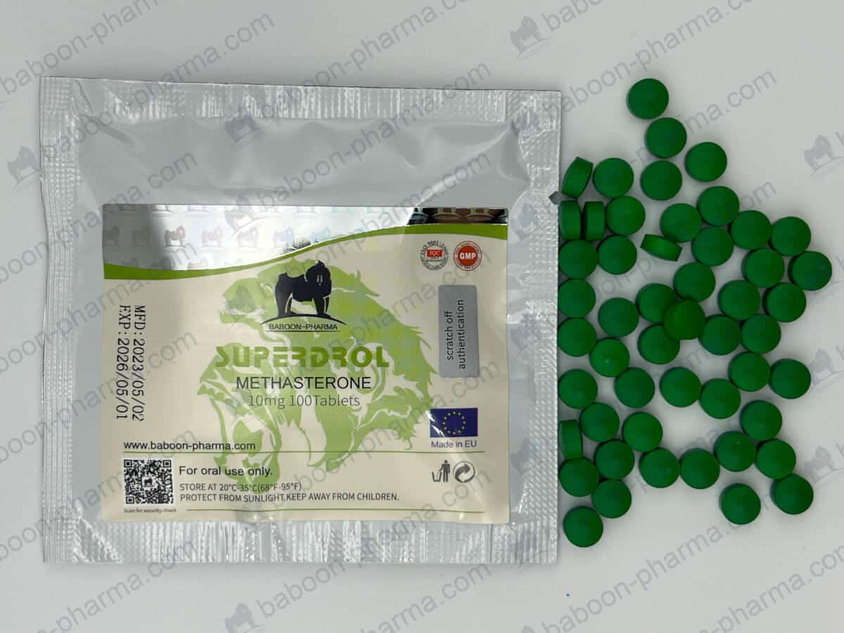 Baboon Pharma Perorální tablety Superdrol 10 1