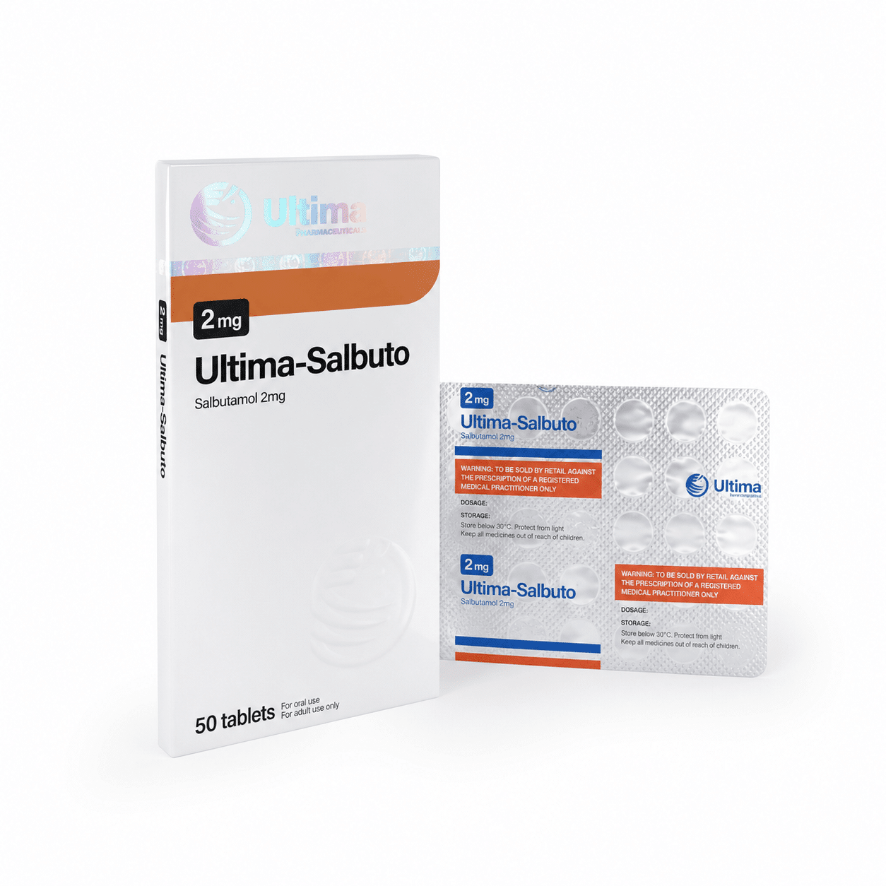 Ultima-Salbuto 2mg/balení 50 tablet - Ultima International