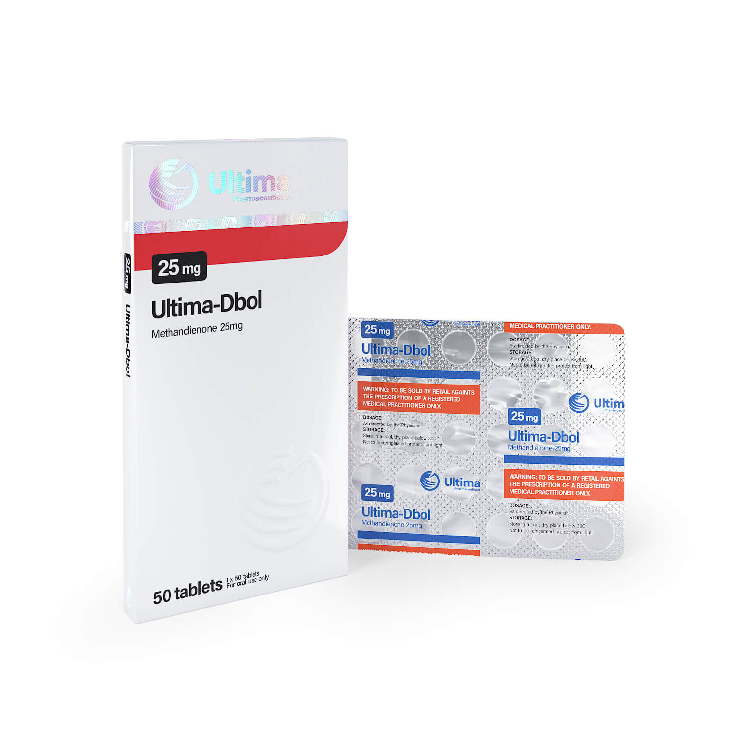 Ultima Dbol 25 50 tablet x 25 mg