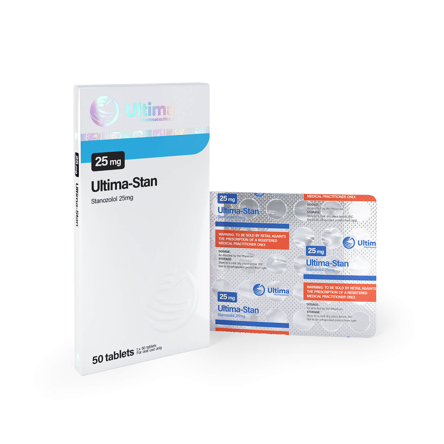 ultima stan 25 50 pills x 25 mg