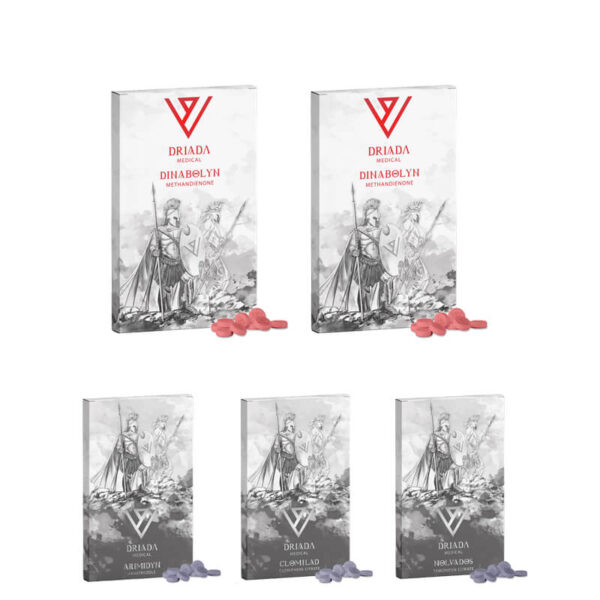 Balíček pro nabírání hmoty 6 týdnů Dianabol Driada Medical