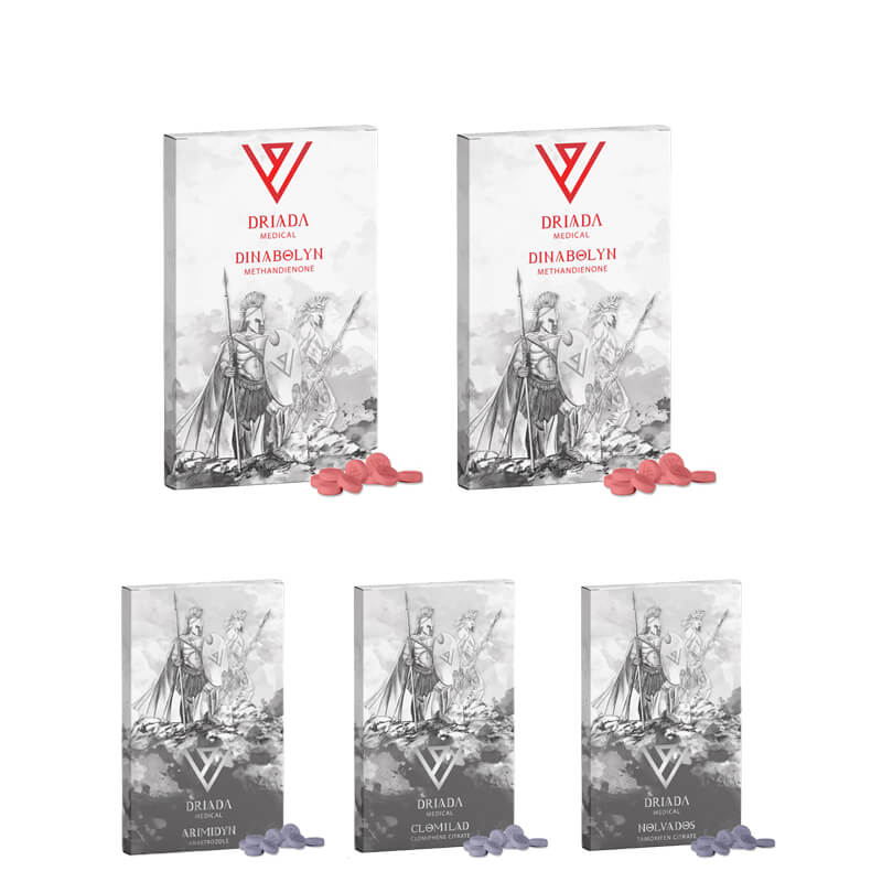 Balíček pro nabírání hmoty 6 týdnů Dianabol Driada Medical